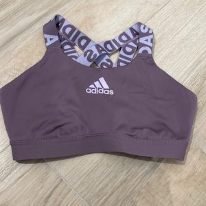 Adidas Sports Bra - Purple/Mauve Color - Size S - High Support